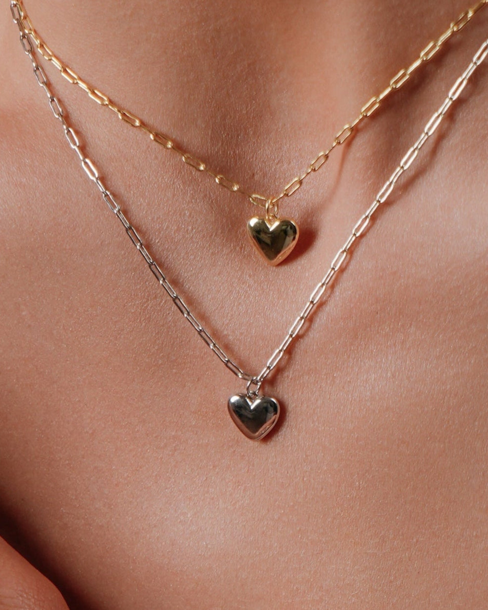 True Heart Earrings & Necklace Set