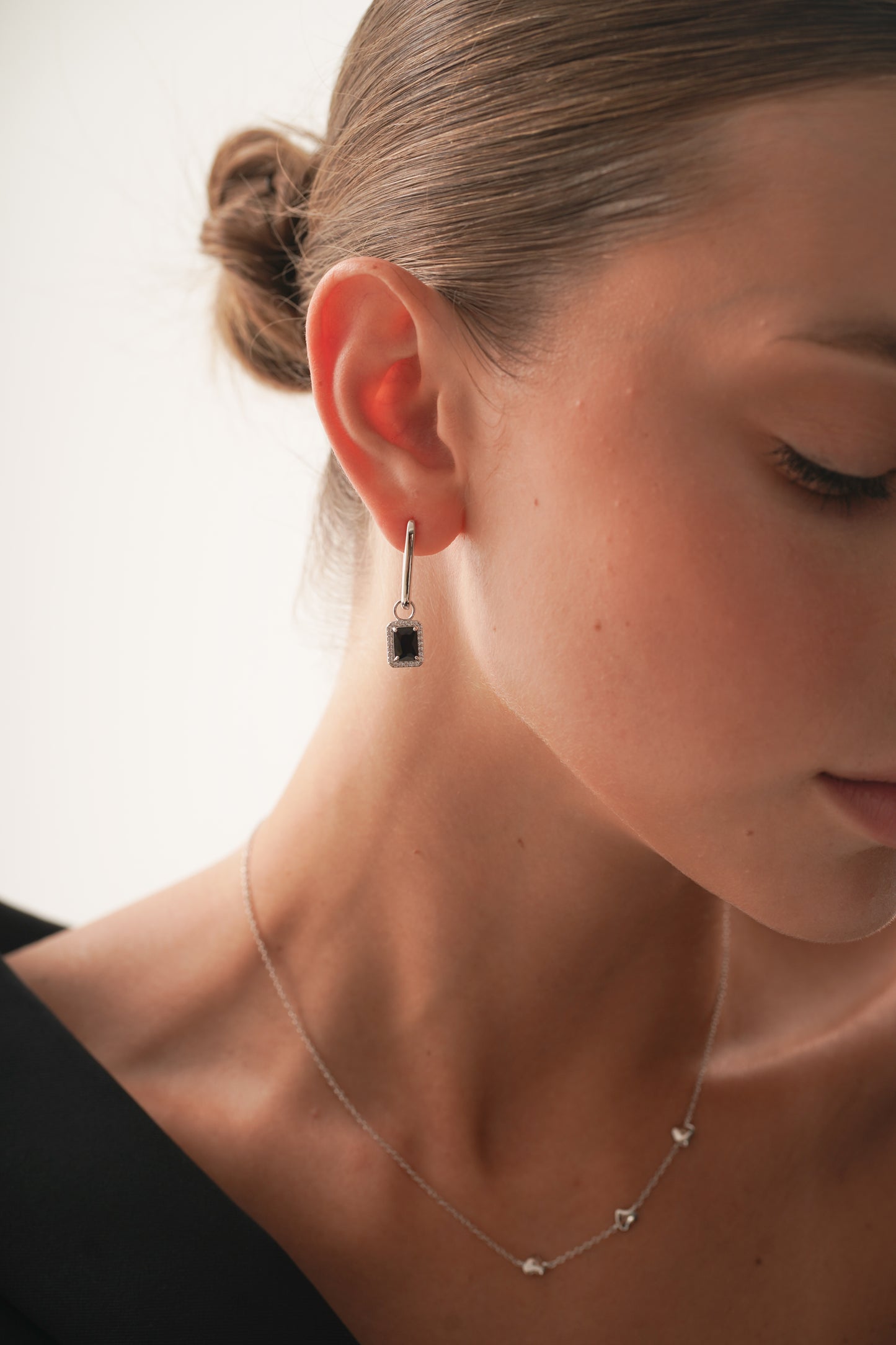 Midnight Onyx Charm Earrings