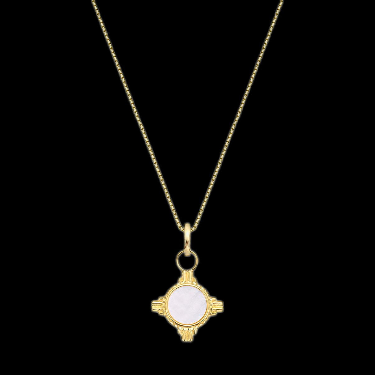 Mother of Pearl Charm Necklace