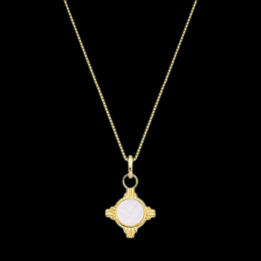 Mother of Pearl Charm Necklace