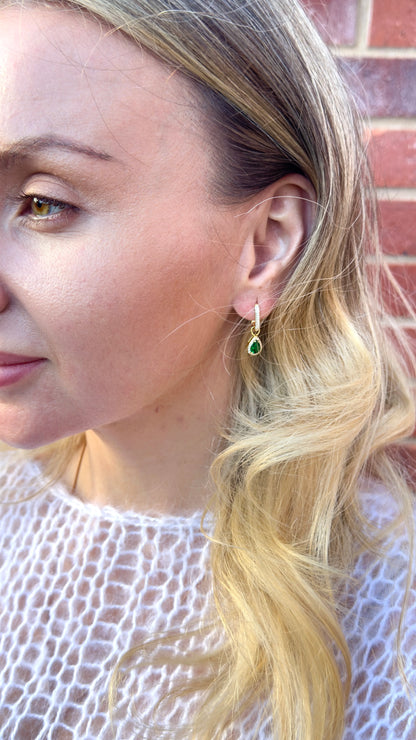 The Green Bloom Earrings