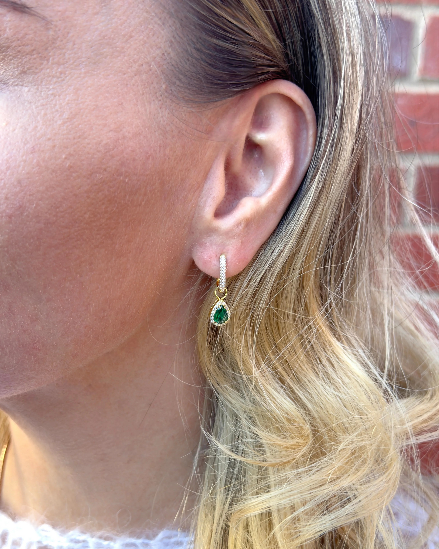 The Green Bloom Earrings