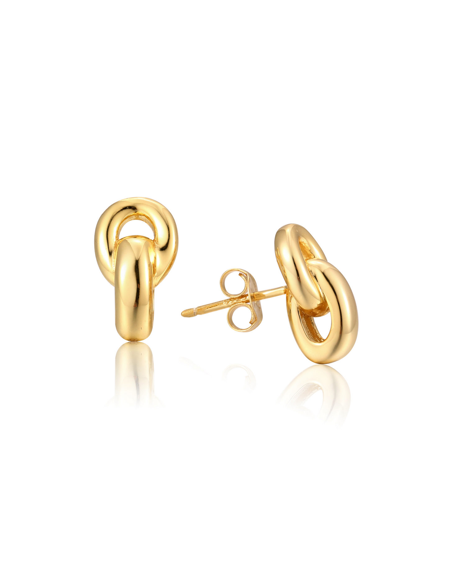 Infinity Gold Studs