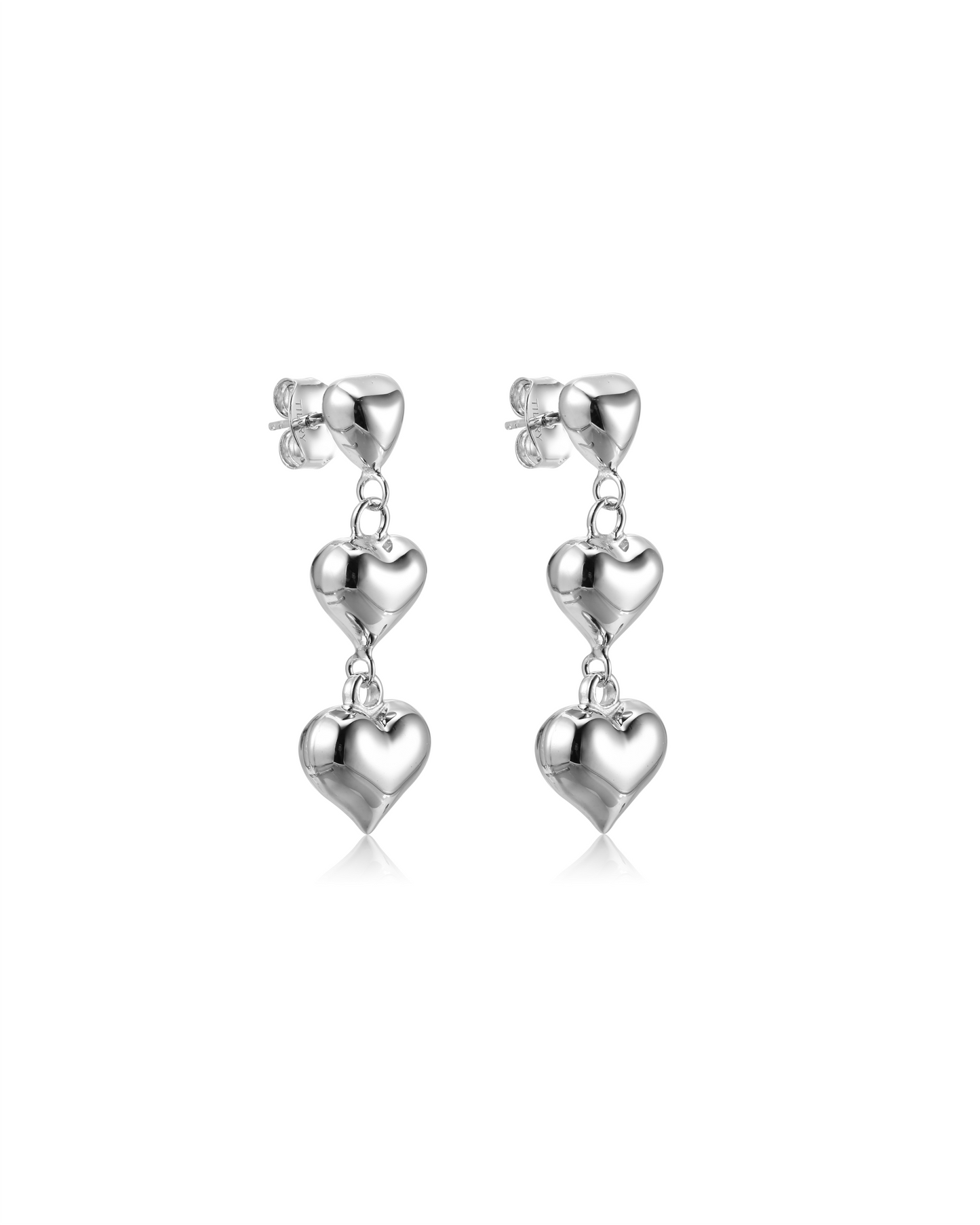 Heart Drop Earrings