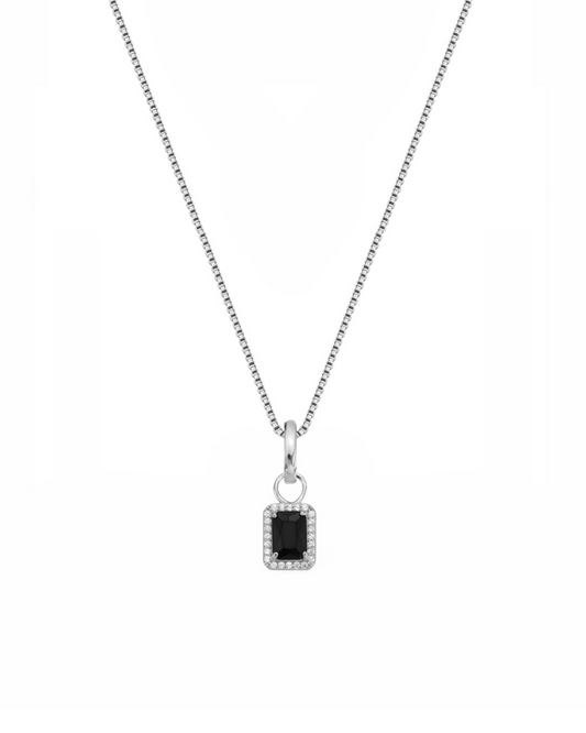 Midnight Onyx Charm Necklace