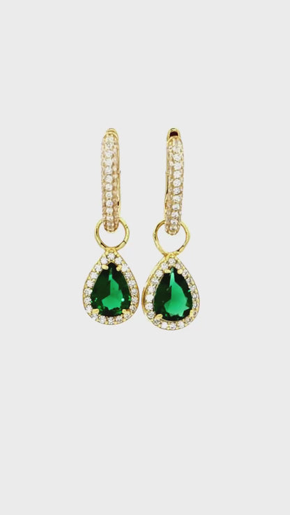 The Green Bloom Earrings
